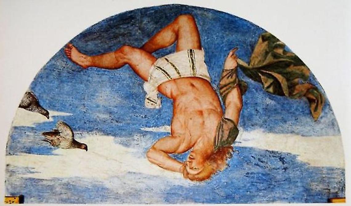 Il mito di Perdix, da inventore del compasso a pernice