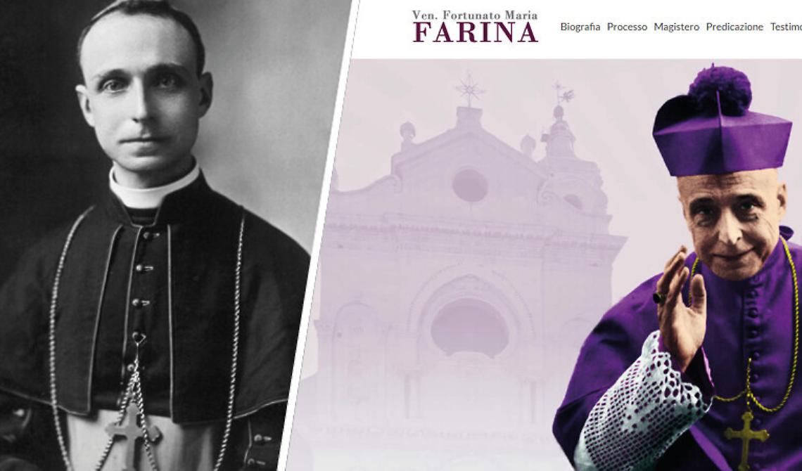 Il 20 febbraio 1954 muore il venerabile vescovo di Foggia Fortunato Maria Farina