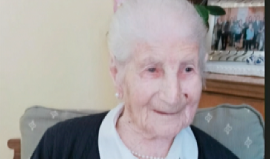 Potenza, Maria Lucia Coviello di Borgo Giuliano è la nonnina della Basilicata: festeggia 107 anni