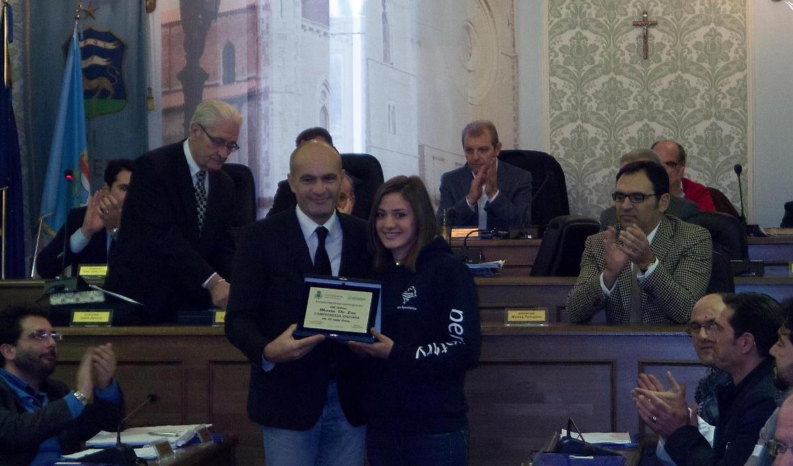 Maria De Leo premiata a Lucera