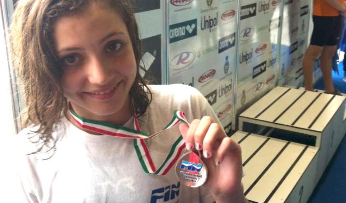 Denise Perna, tredici anni e vicecampionessa italiana