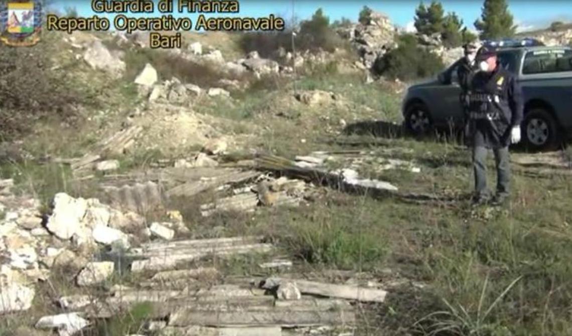 Oltre 2 ettari di discarica abusiva sequestrata a Manfredonia dalla GdF