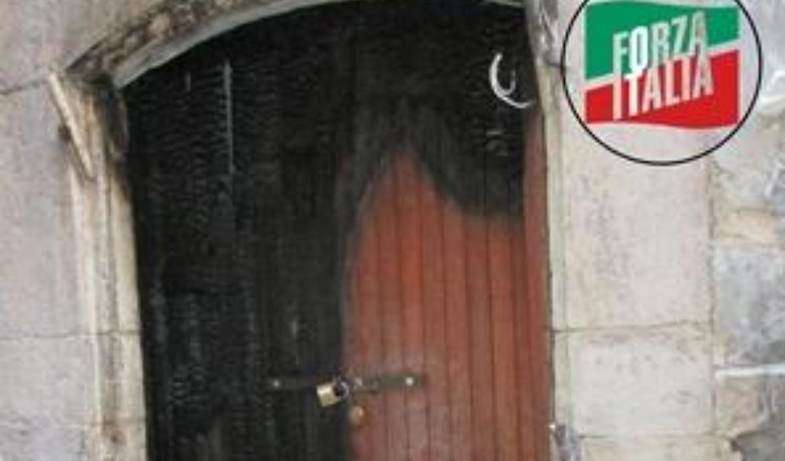 San Marco in Lamis, attentato incendiario alla sede di Forza Italia
