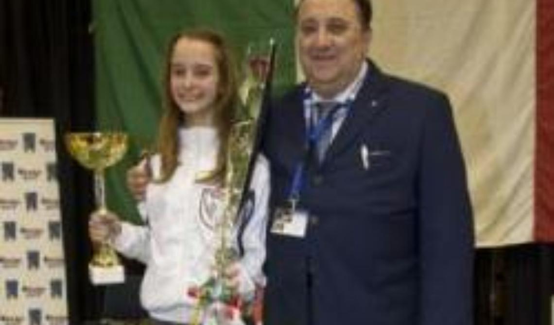 La ciliegina del Club Scherma San Severo è la vittoria di Gaia Carella