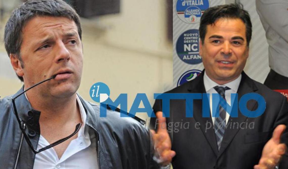 Renzi scrive a Foggia: «Avete opere bloccate?» Landella: «Oh icché tu dici? C'è il Lisa»