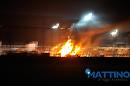 Le FOTO dell'incendio della centrale elettrica alle porte di Foggia