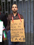 Le foto della protesta del sindaco di Lucera