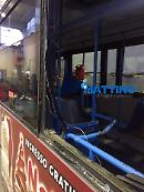 Dopo quelli della Casertana, ecco  i barbari del Cosenza a distruggere i bus dell'Ataf