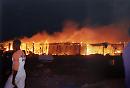 Incendio distrugge il Gran Ghetto di Rignano