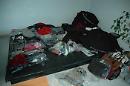 Lagonegro, avevano nascosto in una scarpata scarpe, borse e magliette false: denunciati