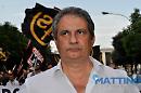 Roberto Fiore, segretario nazionale di Forza Nuova, a Foggia per presentare l'"Italia agli italiani"