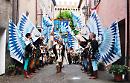 Avigliano, sbandieratori in festa