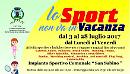 A Torremaggiore dal 3 al 28 luglio “Lo sport non va in vacanza”