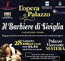 Teatro, domani "Il Barbiere di Sviglia" in scena al Palazzo Viceconte di Matera