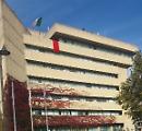 Matera, un drappo rosso per la Giornata mondiale contro la violenza sulle donne