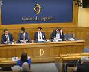 Il giornalista Amendolara ieri a Montecitorio per un report sulla trasparenza delle Ong