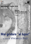 Appuntamento con i lupi al Museo di Storia naturale di Foggia