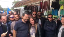 Potenza, Salvini e Guarente al mercato del sabato