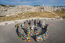 "Giardino di Zyz", a Matera l'installazione dell'artista Meggiato