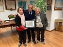 “Pasta fresca pasta”, De Ruggieri consegna targa per i 40 anni di attività