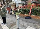 Rose rosse per dare il via a "Foggia libera Foggia", il sindaco Landella: "Questa è la Foggia che non cala la testa"