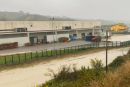 Esondato il fiume Sinni a Tursi: inondati i terreni agricoli e sono stati bloccati due opifici