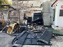 San Severo, incendiato il chiosco della villa comunale