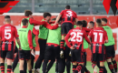 Il Foggia strappa alla Turris 3 baci - gol per la presidente