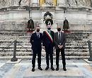 La Città di Avigliano all'Altare della Patria per rendere omaggio al Milite Ignoto. A Roma la delegazione gianturchiana 