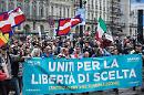Il popolo del NoPass invade le piazze italiane al grido di "libertà di scelta contro ogni discriminazione"