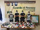 La GdF di Foggia prende di petto l'abusivismo commerciale: 46mila articoli contraffatti sequestrati, 79 persone denunciate