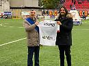 Al Viviani Caiata consegna la maglietta de #lacasadei100comuni al presidente della Provincia di Potenza