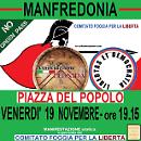 Il Comitato Foggia per la libertà ancora contro il green pass a Manfredonia