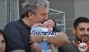 Emiliano diventa nonno di un bel maschietto