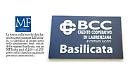 Bcc Basilicata «banca leader in Basilicata». Per Milano Finanza è «al primo posto nella graduatoria degli istituti di credito lucani»