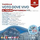 "Voto dove vivo", dopo Firenze il tour far&agrave; tappa a Potenza