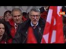 Primo maggio a Potenza, Landini (Cgil): «Purtroppo oggi nostra Repubblica è fondata su sfruttamento del lavoro» 