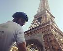 Da una torre all'altra, Massimo Pascale in bici da Satriano a Parigi