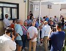 Sit-in dei cittadini di San Mauro Forte davanti al locale presidio del 118