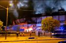 A fuoco lo stadio di Taranto, dito puntato sui tifosi del Foggia