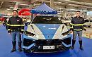 Con Antonio e Michele della Polizia Stradale di Matera un pizzico di Basilicata all'Automotoretrò di Parma
