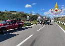 Incidente stradale sulla 598 Val d’Agri tra autocisterna e autocarro: un ferito