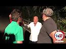 Notte di fuoco a Peschici per Michele Emiliano