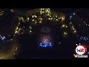 Foggia di notte con Ron sulle ali di un drone 