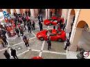 Peruggini in Ferrari ai box di Palazzo Dogana a Foggia per il Campionato Italiano Velocità della Montagna