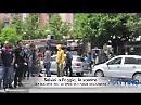 Salvini a Foggia,  lo scontro tra manifestanti di sinistra e forze dell'ordine